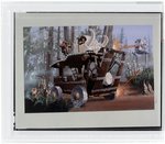 "STAR WARS: POWER OF THE FORCE - EWOK BATTLE WAGON" 8X10 PHOTO TRANSPARENCY AFA 90 NM+/MT.