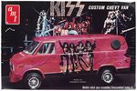 "KISS CUSTOM CHEVY VAN" AMT MODEL KIT & CARDED PAUL STANLEY PEN.