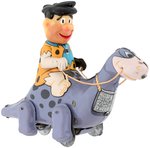 FRED FLINTSTONE "FLINTSTONES PALS ON DINO" BOXED MARX WIND-UP.