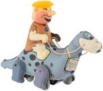 BARNEY RUBBLE "FLINTSTONES PALS ON DINO" BOXED MARX WIND-UP.