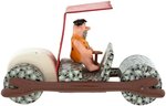 "FRED FLINTSTONE FLIVVER" MARX FRICTION VARIETY TOY.