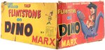 MARX "FRED FLINTSTONE ON DINO" BOXED BATTERY-OPERATED TOY.