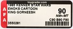 "STAR WARS: EWOKS - KING GORNEESH" AFA 90 NM+/MT.