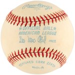 MICKEY MANTLE SINGLE-SIGNED BASEBALL.