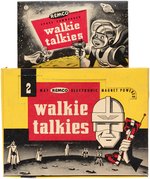 REMCO SPACE-RELATED WALKIE TALKIE BOXED SET PAIR.