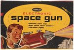 REMCO "ELECTRONIC SPACE GUN" BOXED BATTERY-OPERATED TOY.