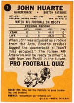 1967 TOPPS FOOTBALL COMPLETE SET.