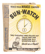 ORPHAN ANNIE MIRACLE COMPASS SUN-WATCH, COMPLETE.