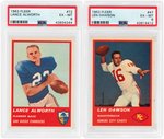 1963 FLEER FOOTBALL COMPLETE SET.