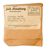 “JACK ARMSTRONG” PEDOMETER FIRST SEEN SEALED IN ITS MAILER FROM WHEATIES.