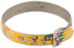 MICKEY MOUSE, MINNIE AND PLUTO RARE BUCKLE BRACELET C.1934 BY COHN & ROSENBERGER.