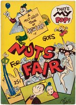 "A MILT GROSS TOUR OF NEW YORK - GOES NUTS FOR FAIR" COMIC MAGAZINE WITH 1939 NEW YORK WORLD'S FAIR.