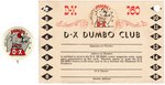 "DUMBO D-X" GASOLINE PROMOTION LOT.