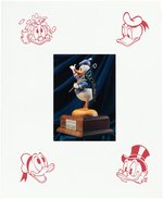 CARL BARKS DONALD DUCK "SIXTY YEARS QUACKING" LIMITED EDITION FIGURINE, SIGNED LITHOGRAPH & BOOK.