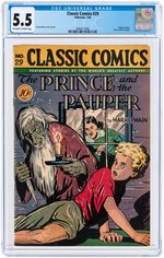 "CLASSIC COMICS" #29 JULY 1946 CGC 5.5 FINE- (PRINCE AND THE PAUPER).