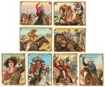 1910 T53 HASSAN "COWBOY SERIES" CIGARETTE CARD SET.