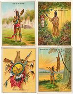 1910 T73 HASSAN "INDIAN LIFE IN THE 60'S" CIGARETTE CARD SET.