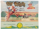 "KING OF THE COWBOYS - ROY ROGERS" BOXED HIGH GRADE WRIST WATCH.