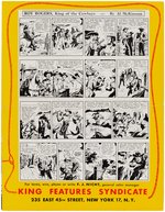 "ROY ROGERS" KFS COMIC STRIP PROMOTIONAL FOLDER.