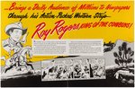 "ROY ROGERS" KFS COMIC STRIP PROMOTIONAL FOLDER.