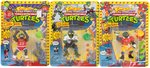 "TEENAGE MUTANT NINJA TURTLES" CARDED FIGURE LOT OF SIX "SEWER SPORTS ALL-STARS".