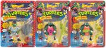 "TEENAGE MUTANT NINJA TURTLES" CARDED FIGURE LOT OF SIX "SEWER SPORTS ALL-STARS".