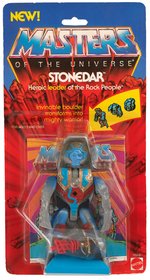 "MASTERS OF THE UNIVERSE" STONEDAR SERIES 5 9 BACK CARDED ACTION FIGURE.