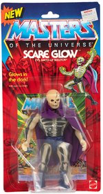 "MASTERS OF THE UNIVERSE" SCARE GLOW SERIES 6 12 BACK CARDED ACTION FIGURE.