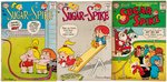 "SUGAR AND SPIKE" LOT OF FIVE COMIC BOOK ISSUES.