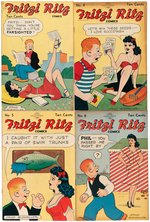 "FRITZI RITZ COMICS" LOT OF EIGHT COMIC BOOK ISSUES (DAVIS CRIPPEN "D" COPY PEDIGREE).