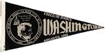 "FREEDOM MARCH ON WASHINGTON AUG. 28TH 1963" MARTIN LUTHER KING CIVIL RIGHTS PENNANT.