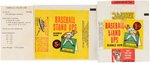 1964 TOPPS BASEBALL STAND UPS COMPLETE CARD SET WITH DISPLAY BOX & WRAPPERS.