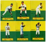 1964 TOPPS BASEBALL STAND UPS COMPLETE CARD SET WITH DISPLAY BOX & WRAPPERS.