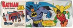 "BATMAN PLAYCASE" FACTORY-SEALED IDEAL PLAYSET.