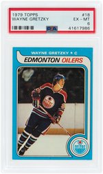 1979 TOPPS HOCKEY WAYNE GRETZKY #18 ROOKIE PSA EX-MT 6.