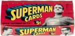 "SUPERMAN" TOPPS GUM CARD DISPLAY BOX, WRAPPER & SET.