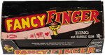 "FANCY FINGER RING AND BUBBLE GUM" FULL DISPLAY BOX.