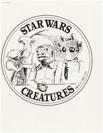 "STAR WARS: POWER OF THE FORCE - CREATURES" COLLECTOR'S COIN ART VINTAGE KENNER PHOTOCOPY & COIN.