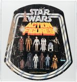 "STAR WARS ACTION FIGURES" 1977 BELL HANGER ADVERTISING STORE DISPLAY SIGN.