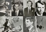 "ROBERT F. KENNEDY" PHILADELPHIA GUM ONE-OF-A-KIND MECHANICAL SHEETS FOR GUM CARD SET.