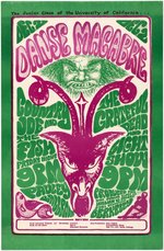 GRATEFUL DEAD 1966 "DANSE MACABRE" CONCERT POSTER.