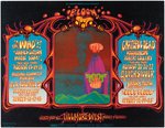 BILL GRAHAM CONCERT POSTER BG-133 FEATURING THE WHO & THE GRATEFUL DEAD.