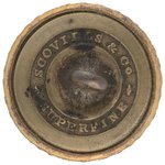 "HENRY CLAY" HIGH RELIEF GILT PORTRAIT CLOTHING BUTTON.