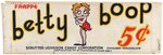 "BETTY BOOP MILK NUT FRAPPE" CANDY BAR BOX.