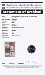 "STAR WARS - LUKE SKYWALKER" 12 INCH SERIES CAS 80+.