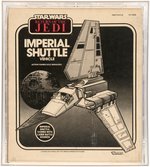 "STAR WARS: RETURN OF THE JEDI - IMPERIAL SHUTTLE VEHICLE" CAS 80+.