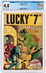 "LUCKY '7'" #1 1944 CGC 4.0 VG.