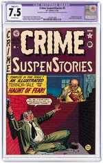 "CRIME SUSPENSTORIES" #3 FEBRUARY-MARCH 1951 CGC RESTORED 7.5 SLIGHT (B-1) VF-.