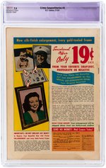 "CRIME SUSPENSTORIES" #3 FEBRUARY-MARCH 1951 CGC RESTORED 7.5 SLIGHT (B-1) VF-.