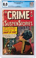 "CRIME SUSPENSTORIES" #6 AUGUST-SEPTEMBER 1951 CGC 8.0 VF.